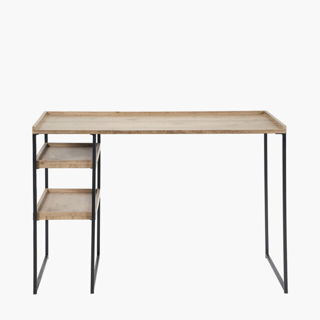 Andrica Metal Base Writing Desk