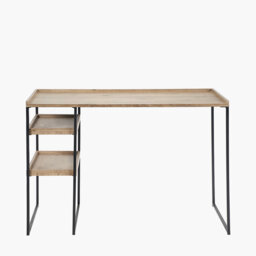 Andrica Metal Base Writing Desk