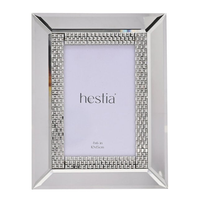 Silver Glass Picture Frame