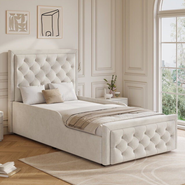 Metal Ottoman Storage Bed