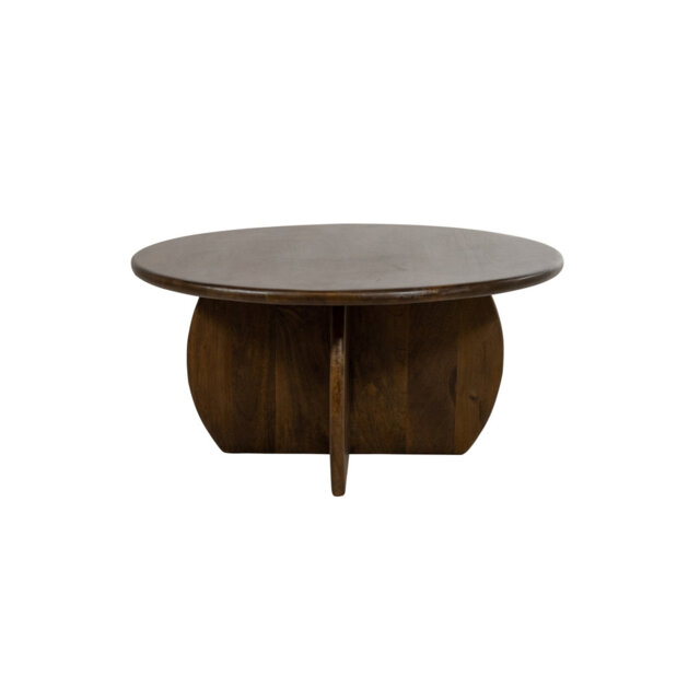 Solid Wood Pedestal Coffee Table
