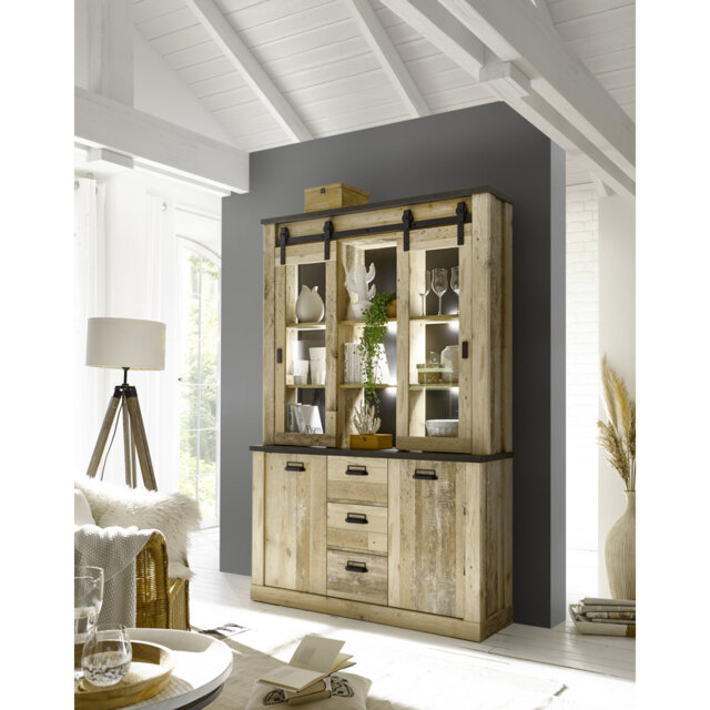 Jackeline Sherwood 2 Piece China Cabinet Set
