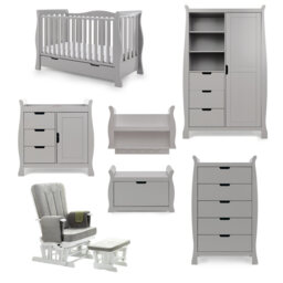 Stamford Cot Bed 7-Piece Nursery Furniture Set