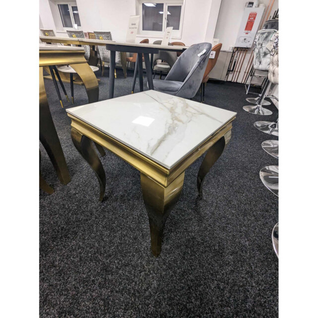 Ashbie gold ceramic End Table