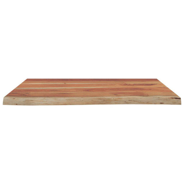 80cm Solid Acacia Wood With A Natural Finish Bathroom Vanity Top