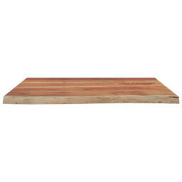 80cm Solid Acacia Wood With A Natural Finish Bathroom Vanity Top