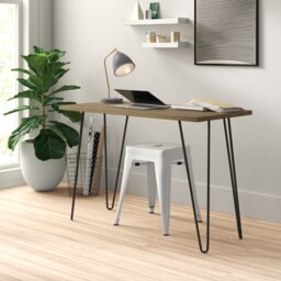 Adlai Metal Base Writing Desk