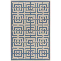 Dubay Geometric Hand Woven Indoor / Outdoor Area Rug