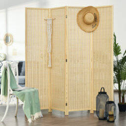 181cm W x 180cm H 4 - Panel Folding Room Divider