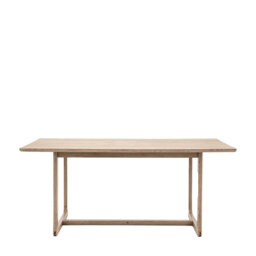 Absalat Oak Solid Wood Base Dining Table