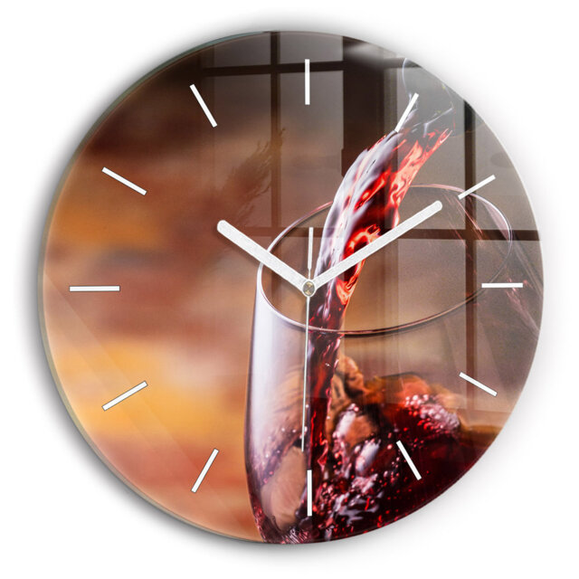 Glass Wall Clock