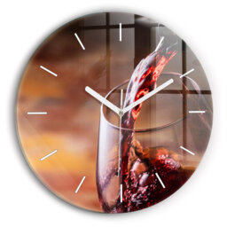 Glass Wall Clock
