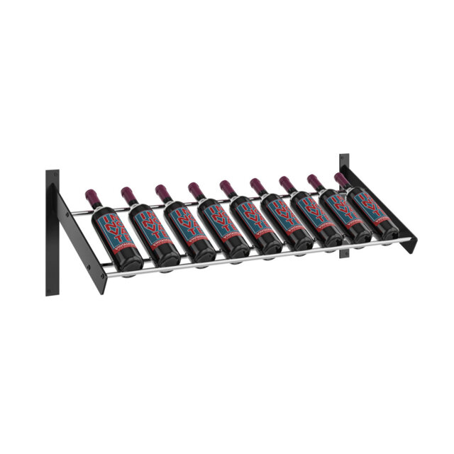 Snell 9 Bottle Wall Mounted Wine Bottle Rack