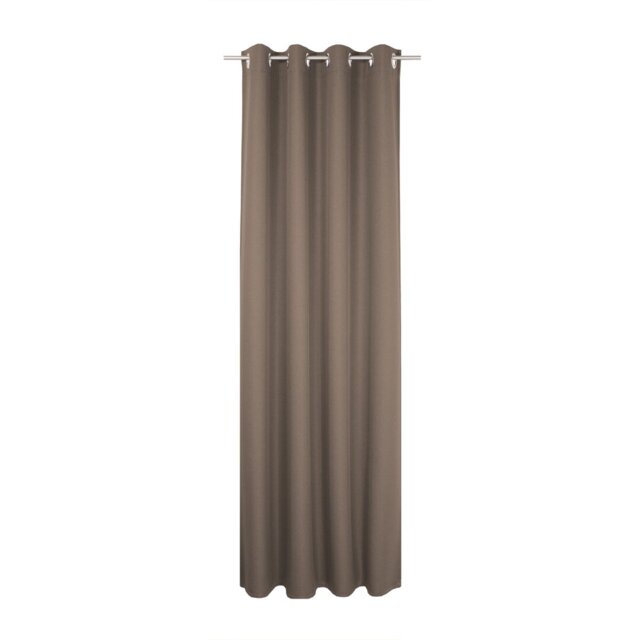 Kyrstan Synthetic Eyelet Single Curtain Panel, blackout
