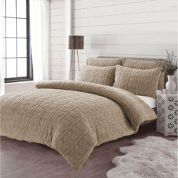 Polyester Floral Duvet Cover Set with Pillowcases Included