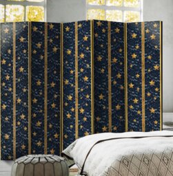172cm H Solid Wood Folding Room Divider