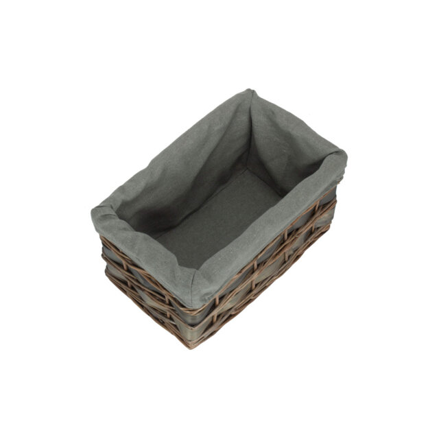 Wicker Lined Scandi Style Storage Basket