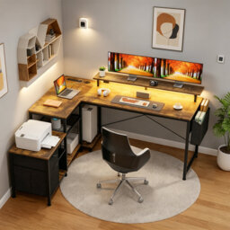 L Shaped Corner Computer Desk