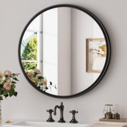 Aluminum Round Mirror