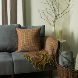 "Indoor Geometric Square 45"" Cushion with Filling Pillow"