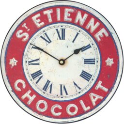 St. Etienne Chocolate Wall Clock - 25.5cm