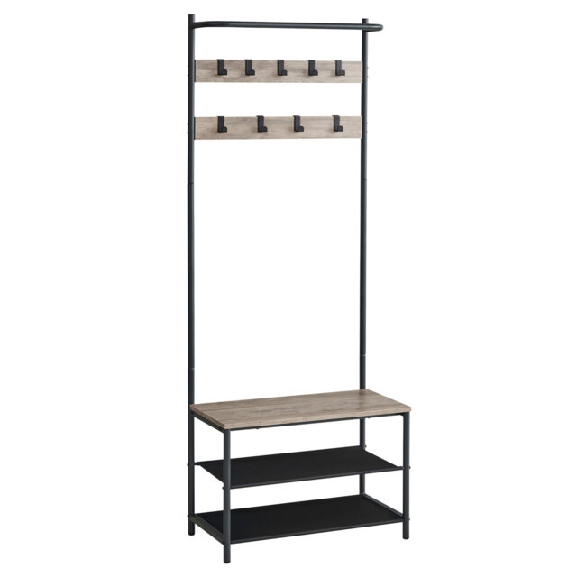 Abry Hall Tree 64cm Wide with Bench and Shoe Storage