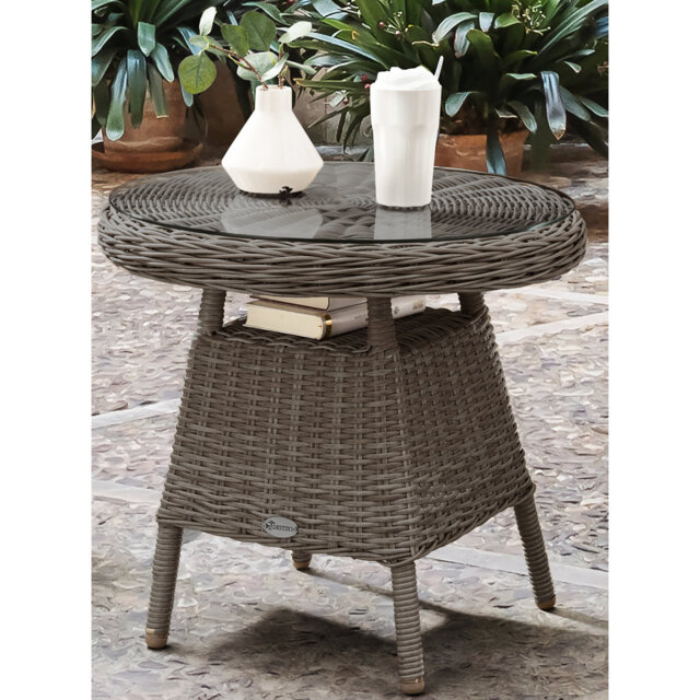 Crato Round 60Cm L Side Table
