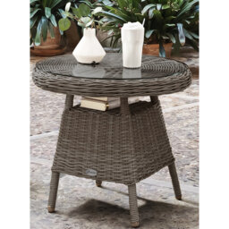 Crato Round 60Cm L Side Table