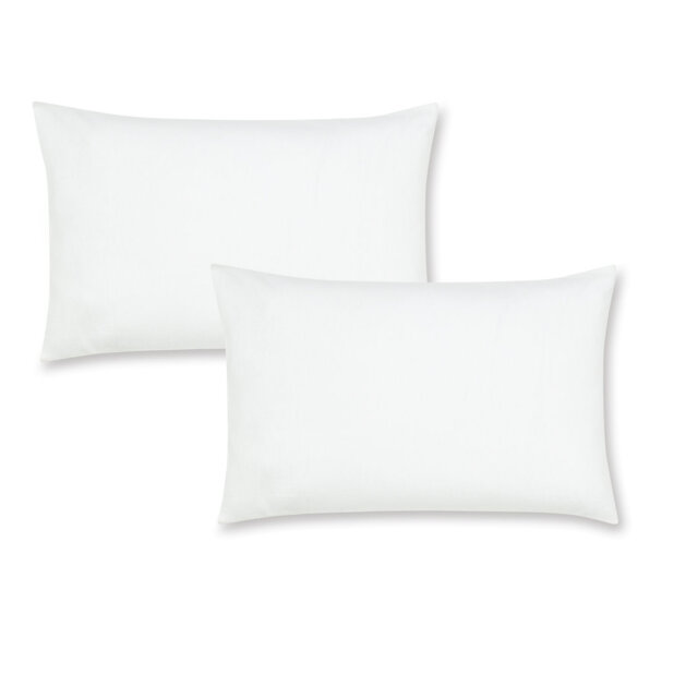 Brushed Cotton Standard Pillowcase Pair