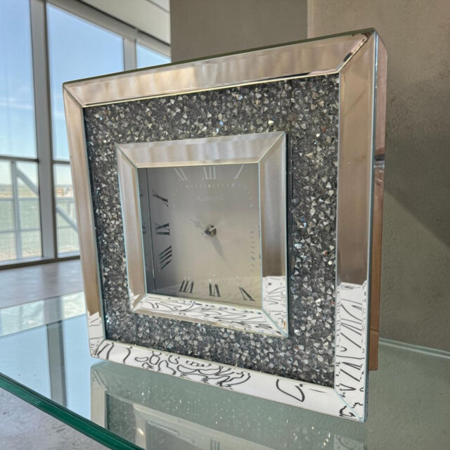Venetian Glass Table Clock