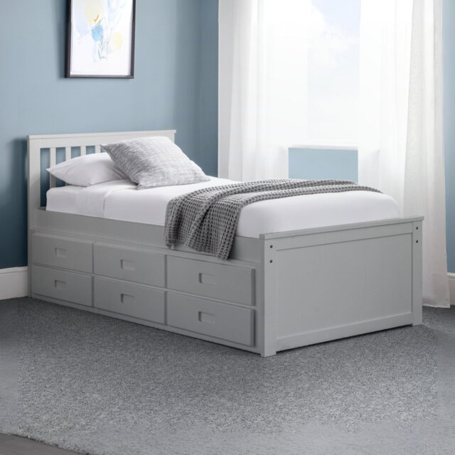 Candor UK Single - DE 90 X 190 Cm Storage Bed