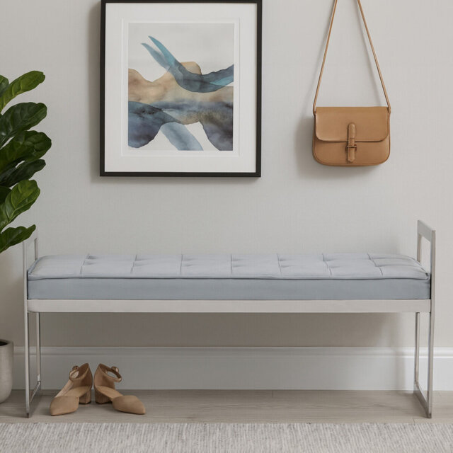 Redd Velvet Upholstered Bench