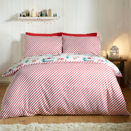Christmas Mouse Town Reversible Duvet Cover Set