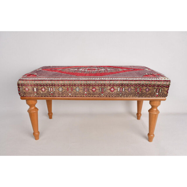 Cotton Upholstered Bench