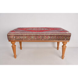 Cotton Upholstered Bench