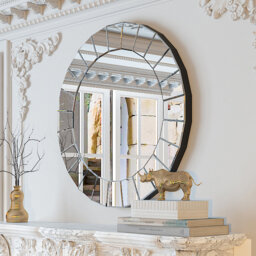 Kyrstin Round Wall Mounted Accent Mirror