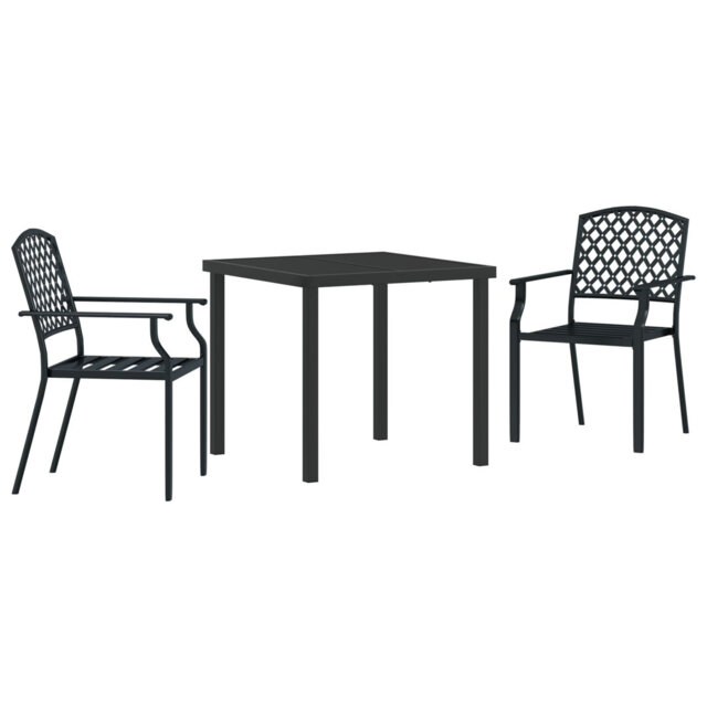 Rectangular 3 - Piece 2 - Person 80Cm W Outdoor Dining Set