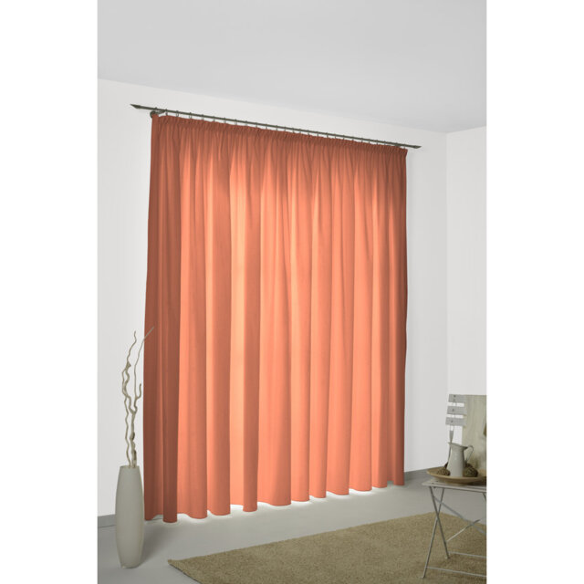 Kyrstan Pencil Pleat Room Darkening Thermal Single Curtain