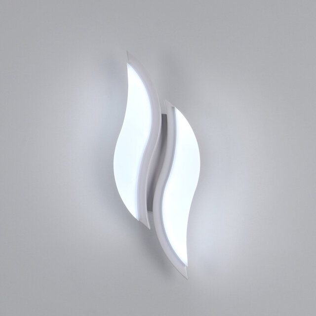 2-Light LED Flush Mounted Wall Sconce