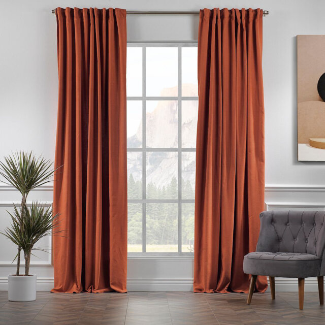 Room Darkening Single Curtain Panel