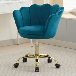 Aderinsola Adjustable Swivel Office Chair with Metal Frame