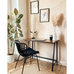 Amina Metal Base Writing Desk