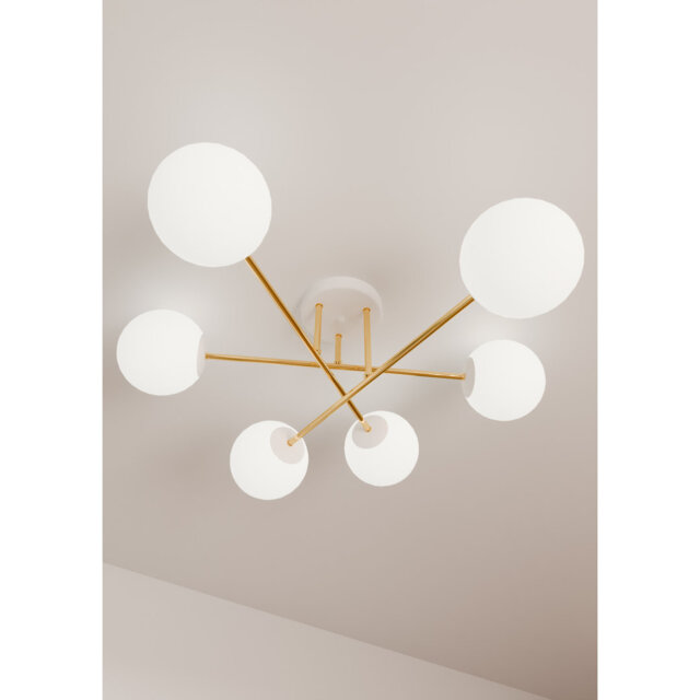 Wodome 6 - Light Dome Chandelier