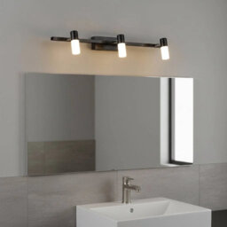 UltraBeam 9 Watt Black Bathroom Over Mirror Light - 620 Lumen Output - 3000k Warm White - 500mm Wide