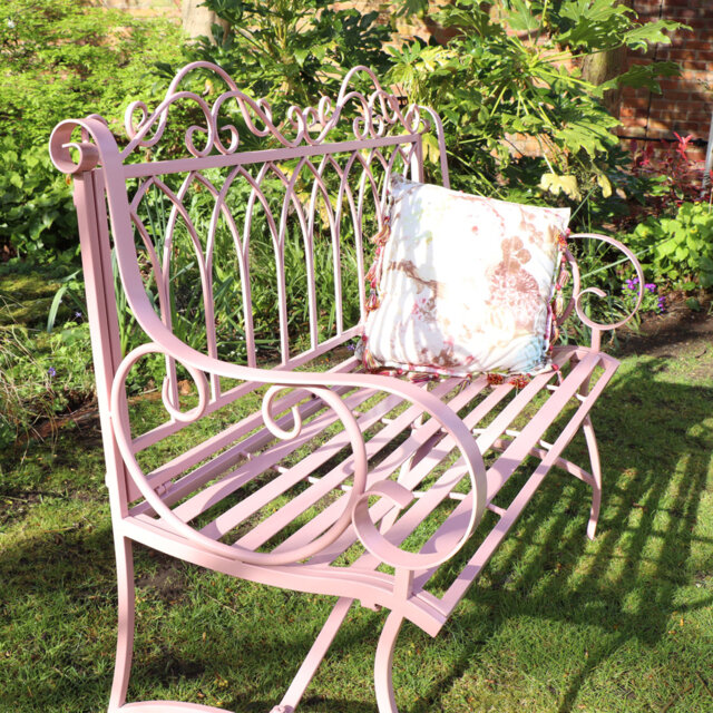 Garden Bench Metal Outdoor Bench