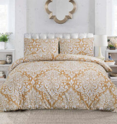 Polyester Patchwork Bedspread with Pillow Shams Included