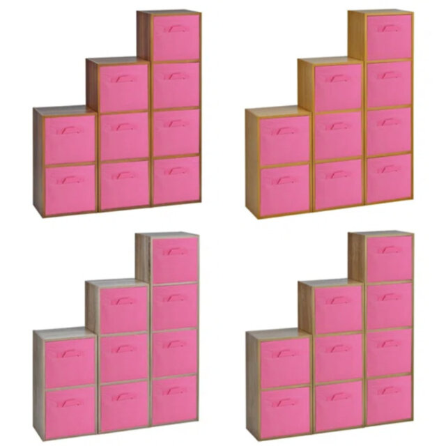106cm H x 90cm W Wood Standard Bookcase