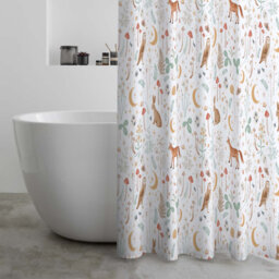 Enchanted Twilight Animals Shower Curtain