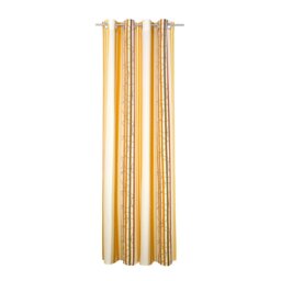 Peachey Synthetic Eyelet single Curtain Panel, opaque