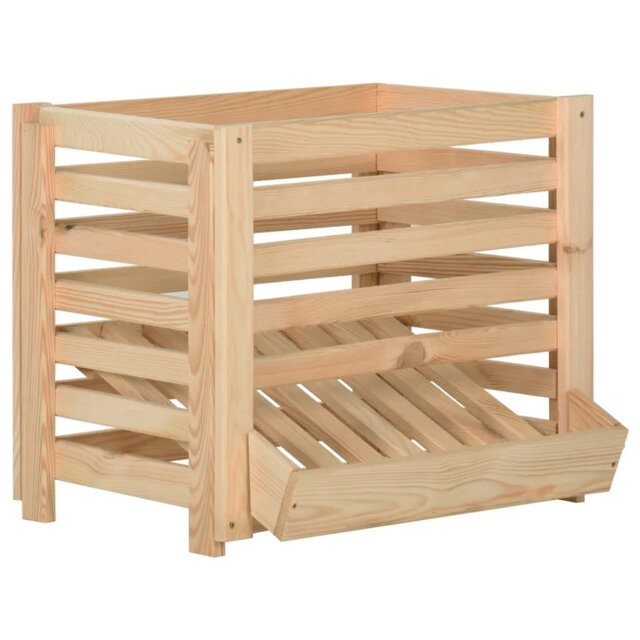 Rebrilliant Solid Wood Decorative Bin